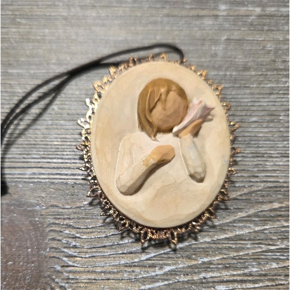 Willow Tree THINKING OF YOU Metal Edge Ornament